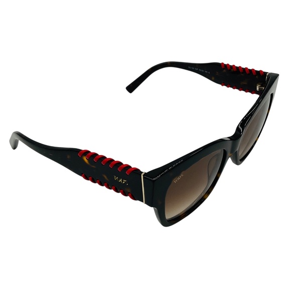TOD\'S DARK HAVANA / RED BUTTERFLY SUNGLASSES main image 5